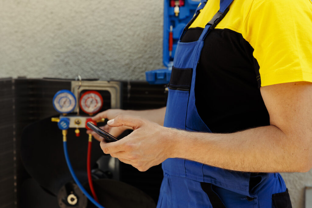 Electrician orders replacing components